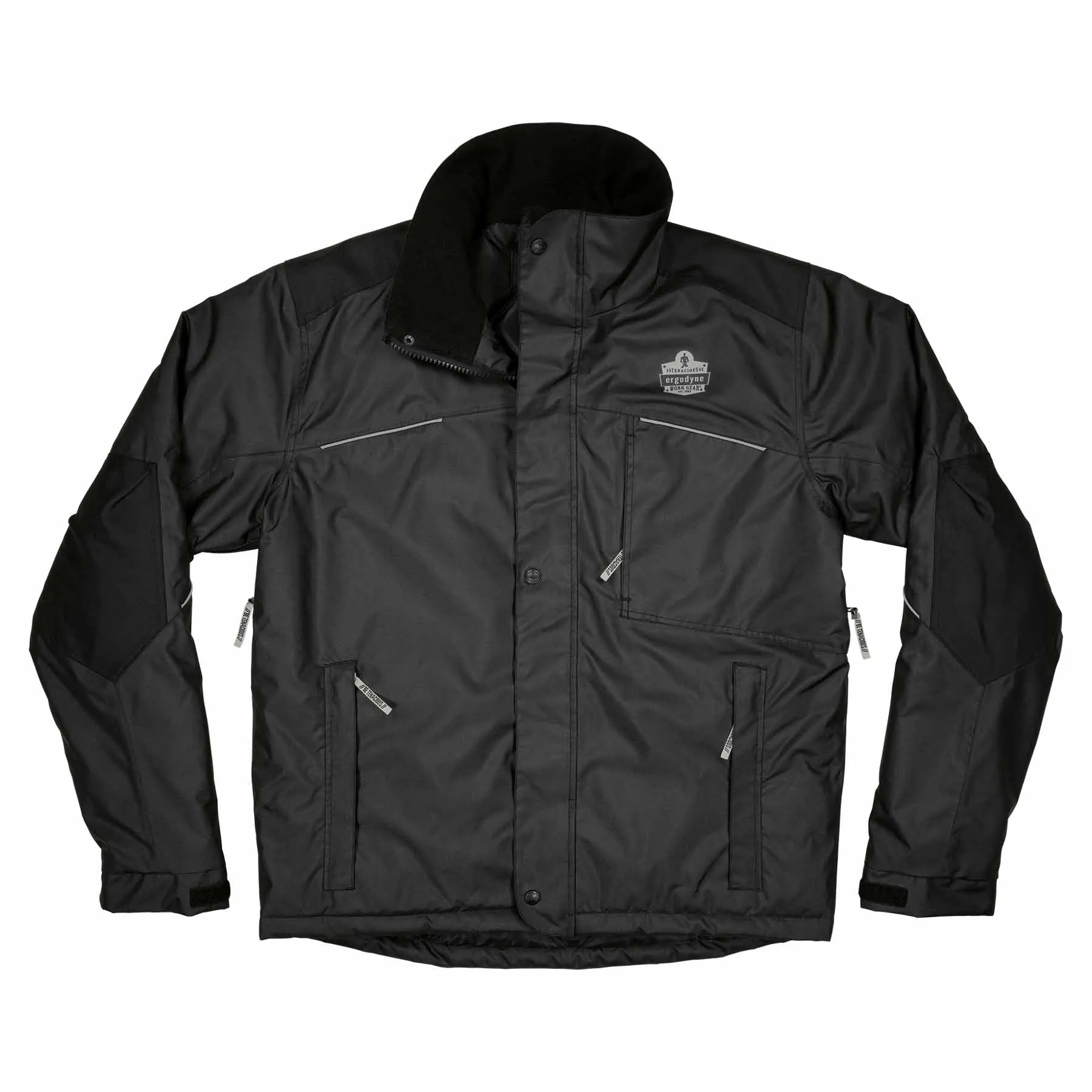 Ergodyne 41127 6467 3XL Black Winter Work Jacket - 300D Polyester Shell