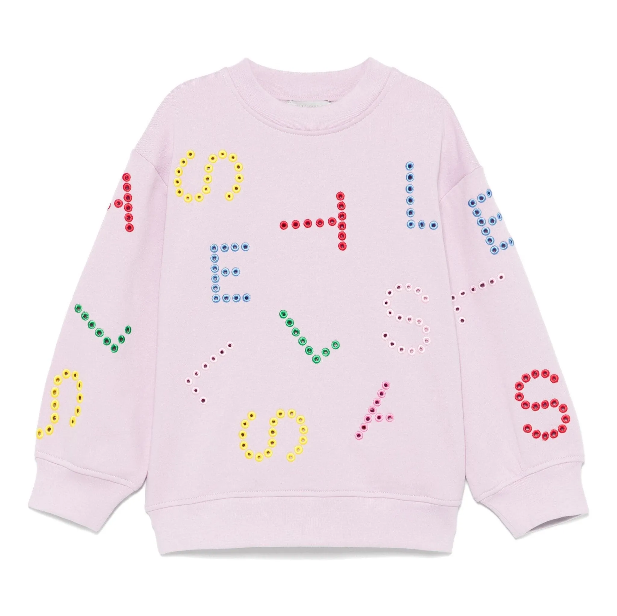 Eyelet Logo Sweatshirt