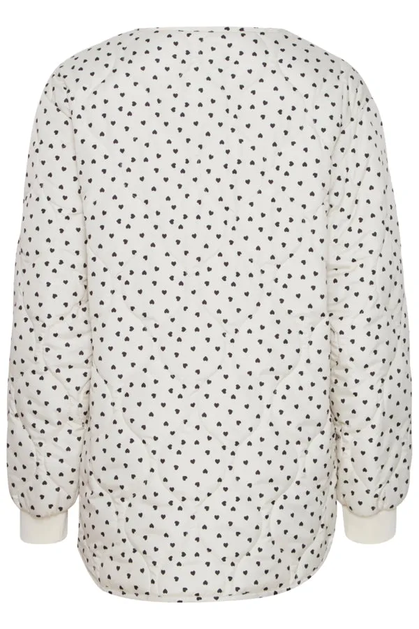 Fazona Jacket Heart Print