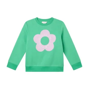 Flower Logo Fleece Sweatshirt