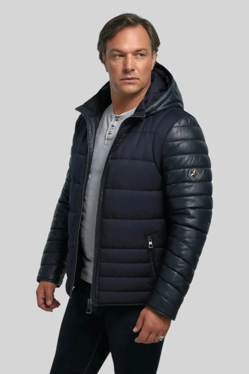 Francesco Leather Parka