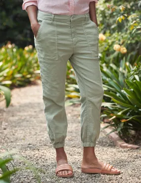 Frank & Eileen - Jameson Jogger in Sage Performance Linen