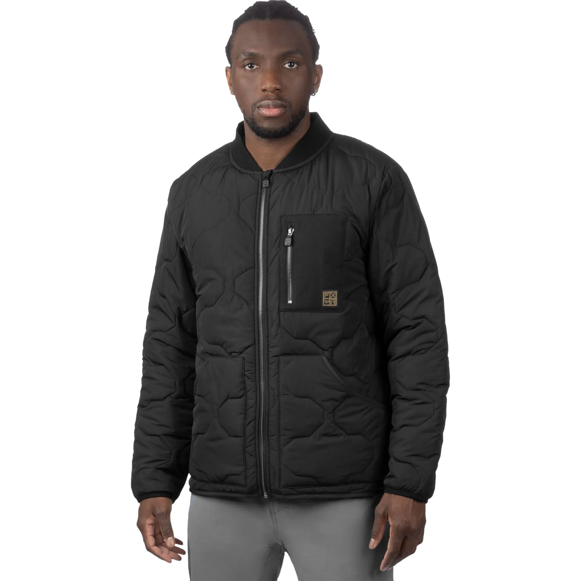 FXR Rig Quilted Jacket Black