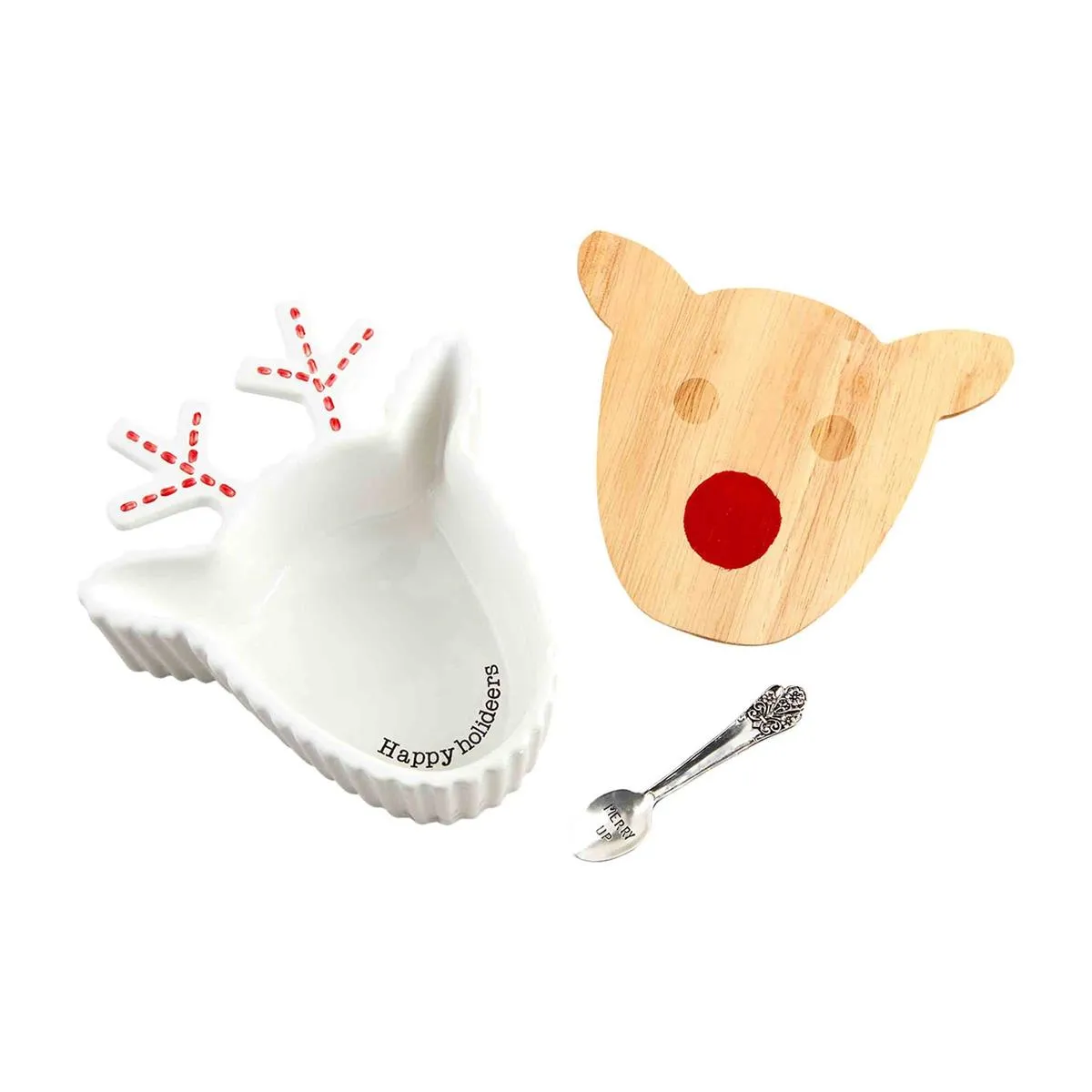 Gingerbread & Reindeer Candy Dish Sets by Mud Pie