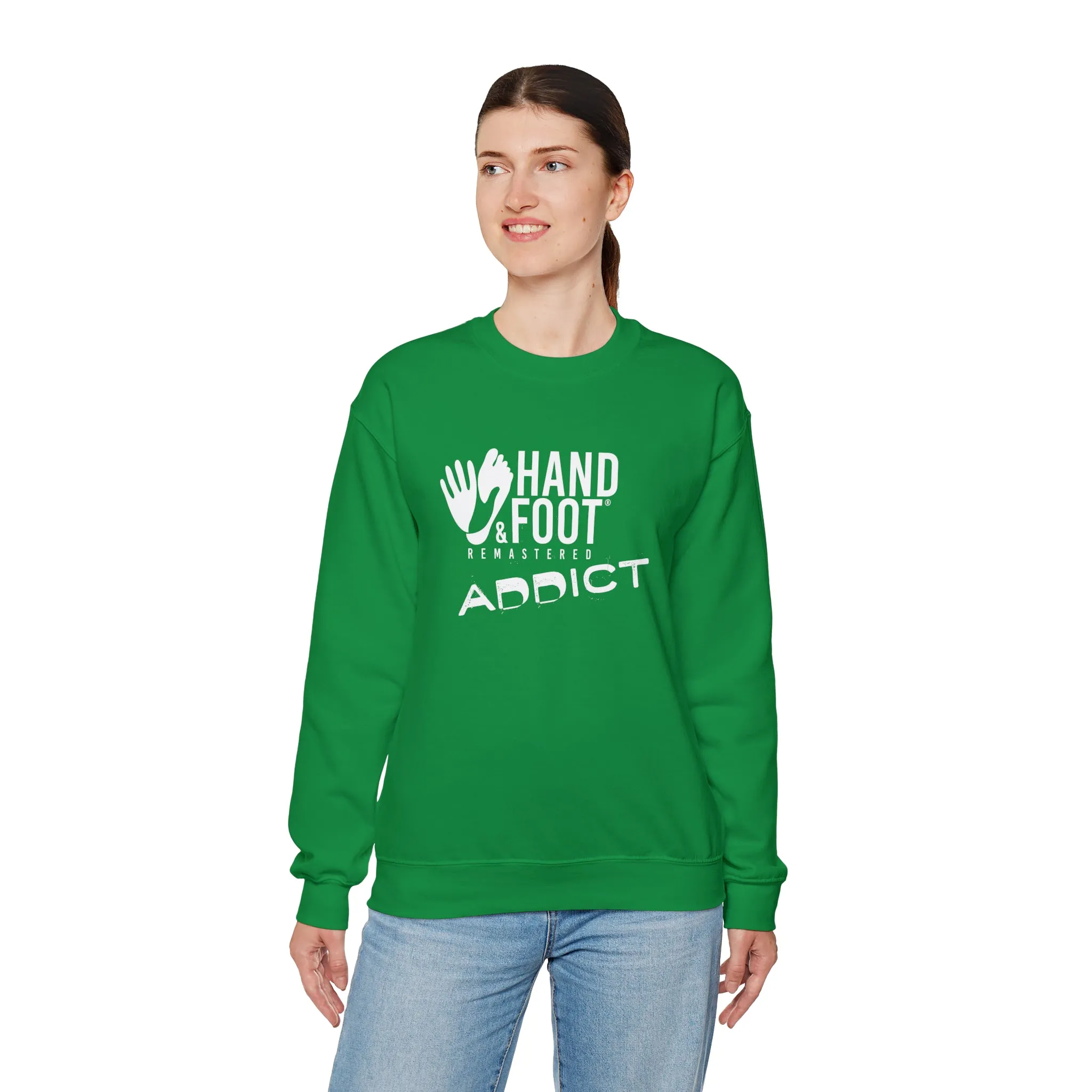 Hand & Foot Addict Unisex Heavy Blend™ Crewneck Sweatshirt