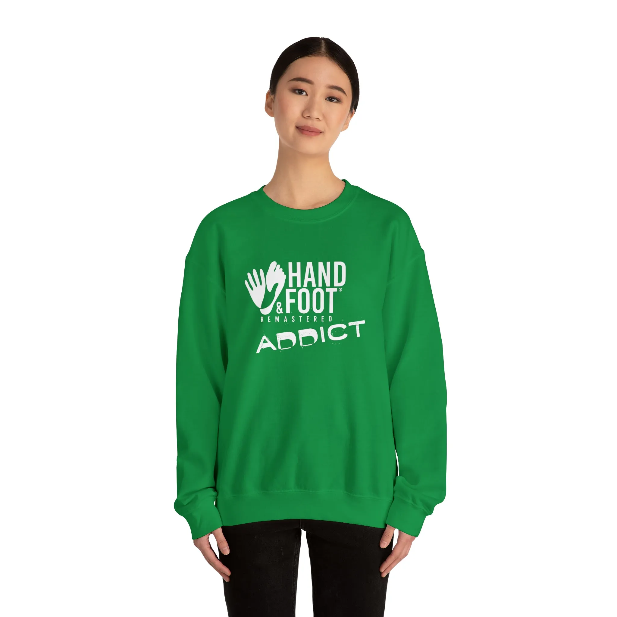 Hand & Foot Addict Unisex Heavy Blend™ Crewneck Sweatshirt
