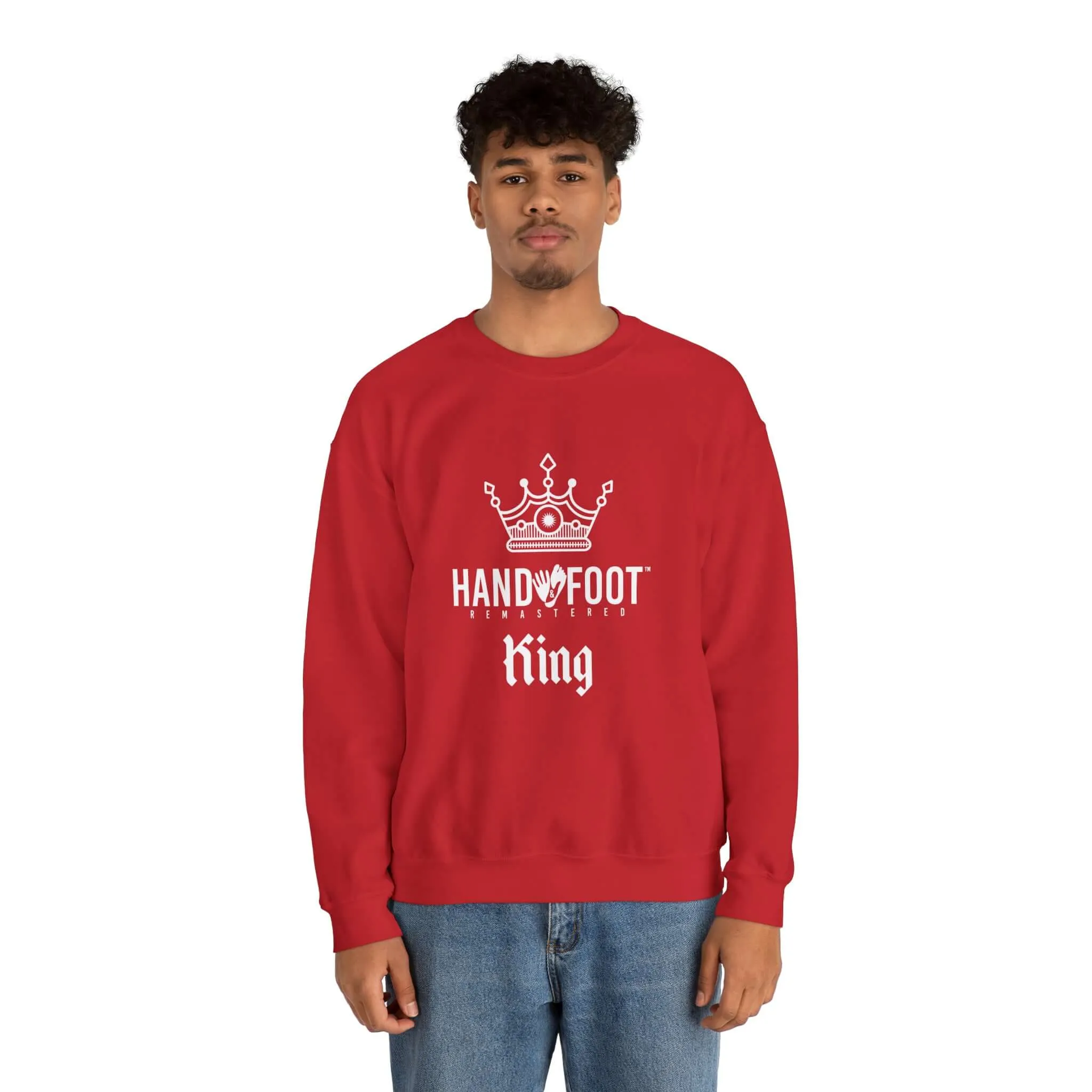 Hand & Foot King Unisex Heavy Blend™ Crewneck Sweatshirt