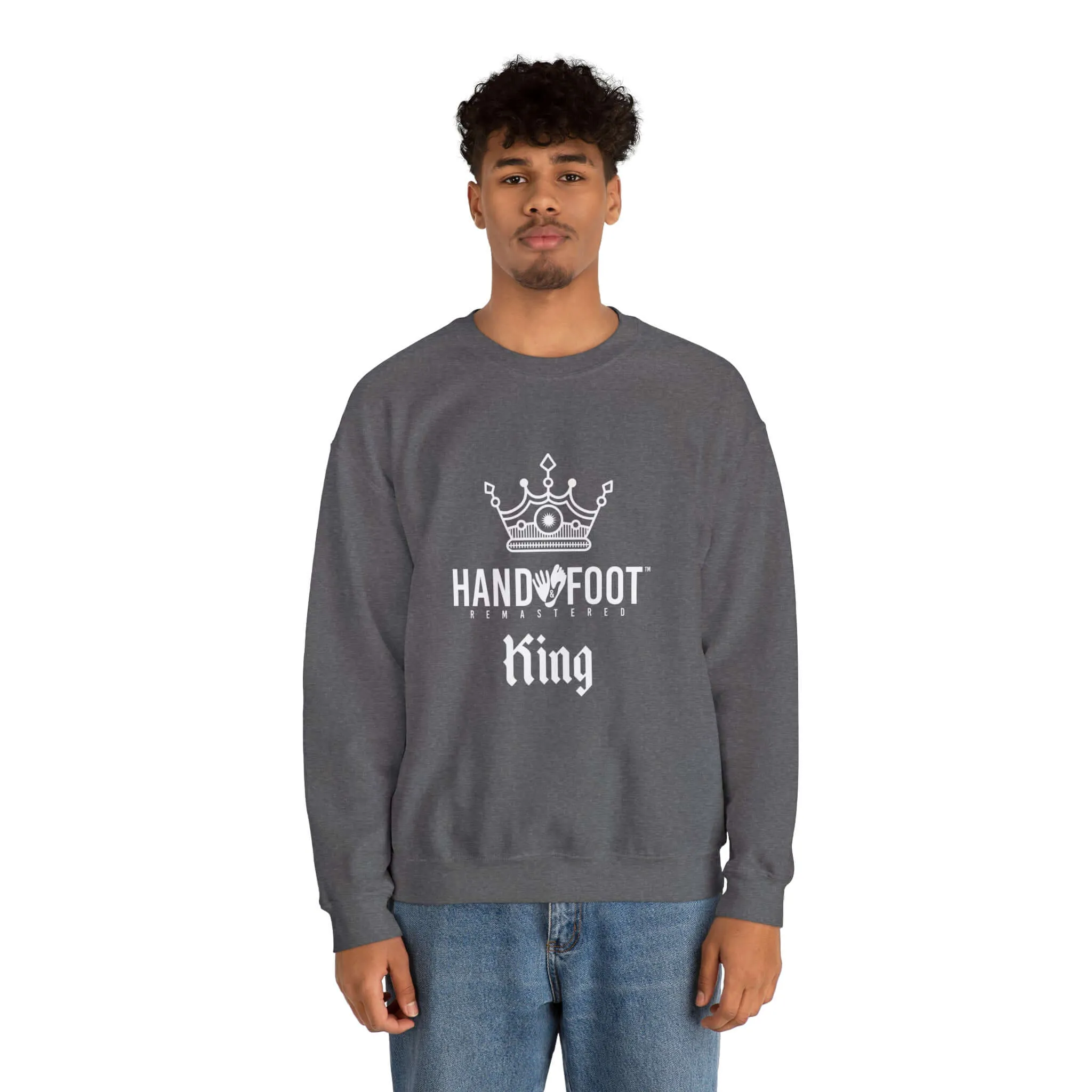 Hand & Foot King Unisex Heavy Blend™ Crewneck Sweatshirt