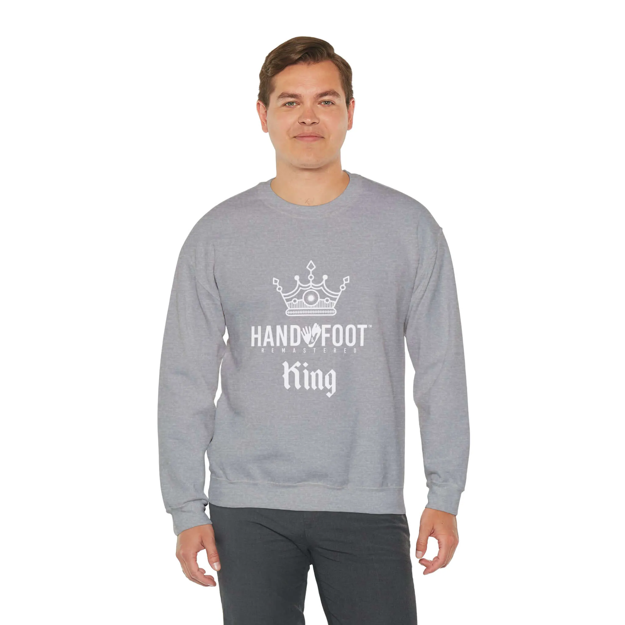 Hand & Foot King Unisex Heavy Blend™ Crewneck Sweatshirt