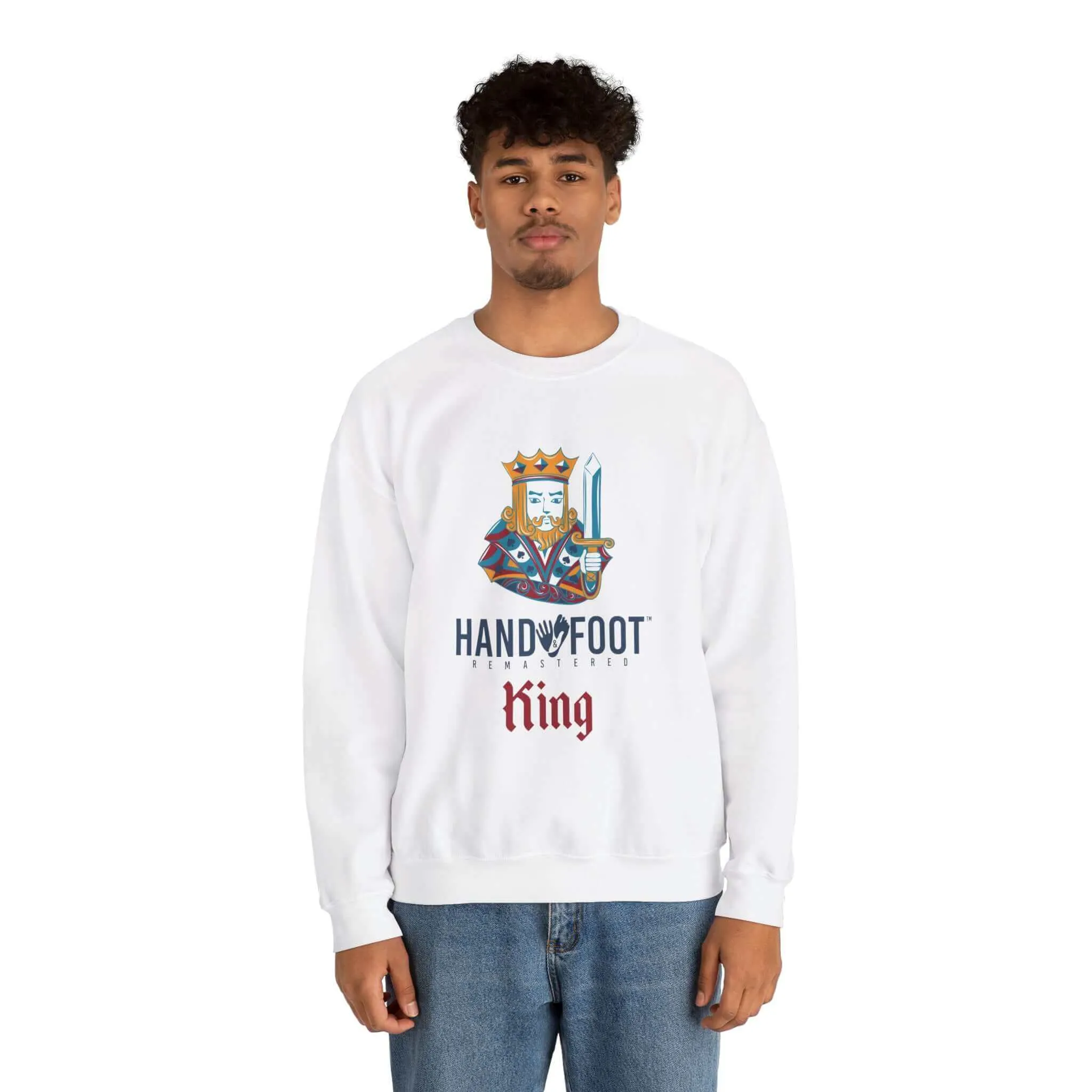 Hand & Foot King Unisex Heavy Blend™ Crewneck Sweatshirt