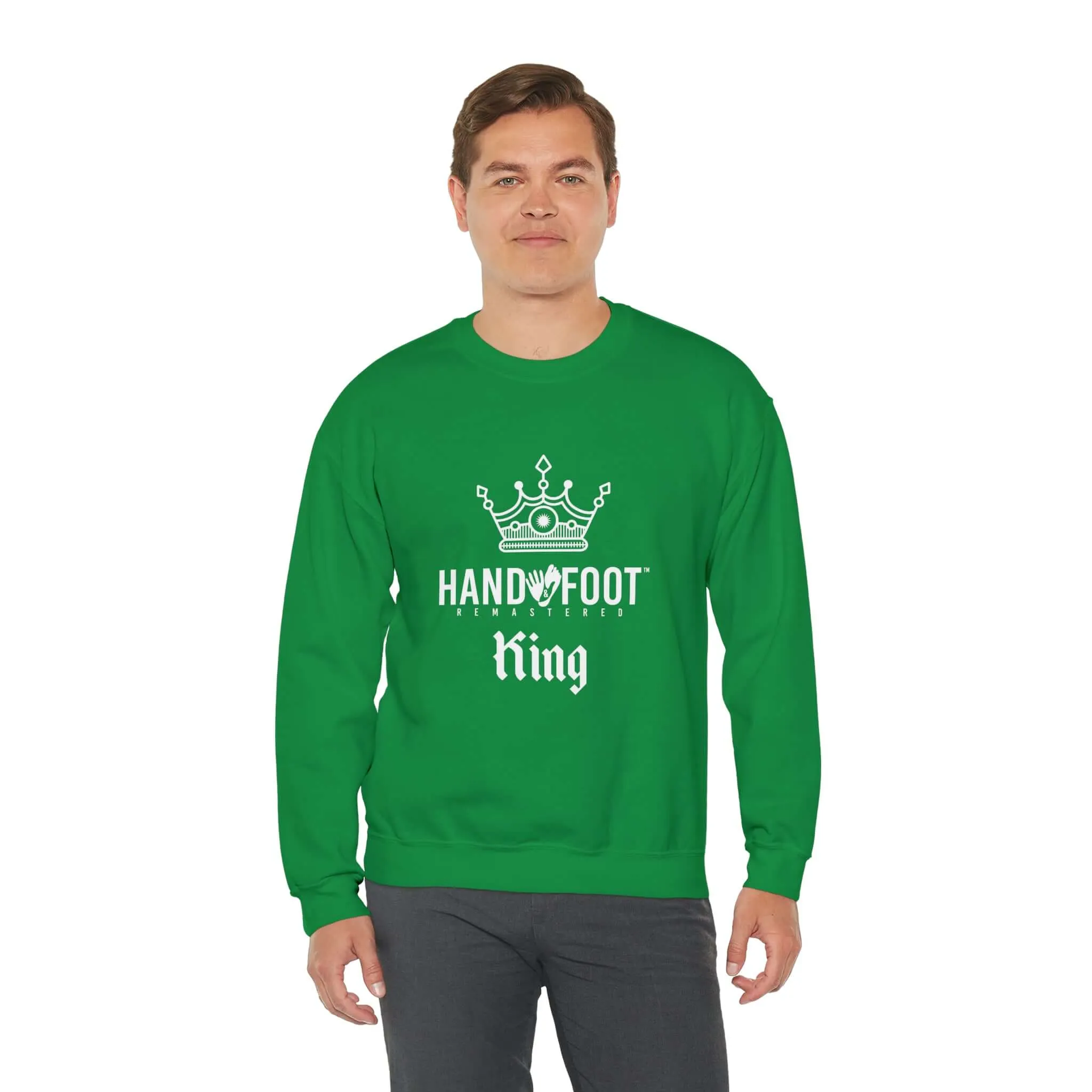 Hand & Foot King Unisex Heavy Blend™ Crewneck Sweatshirt