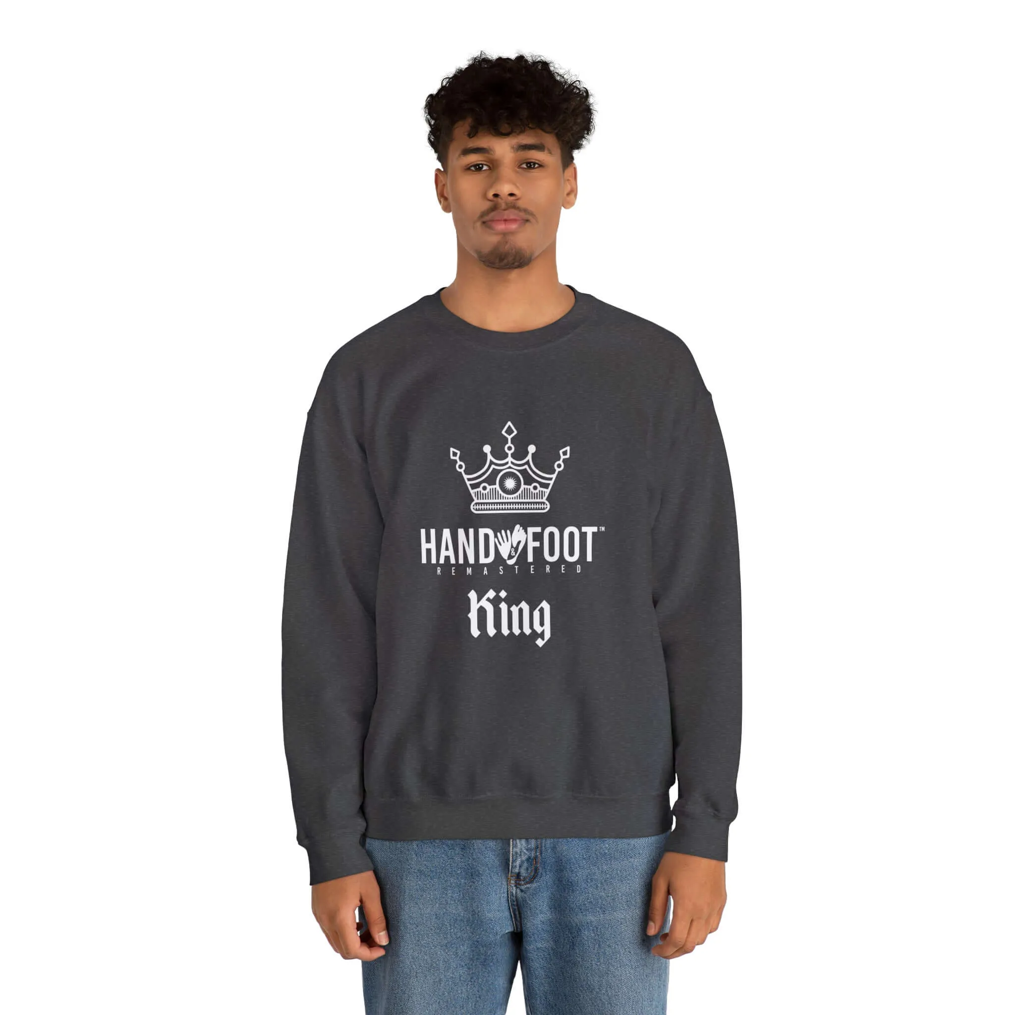 Hand & Foot King Unisex Heavy Blend™ Crewneck Sweatshirt