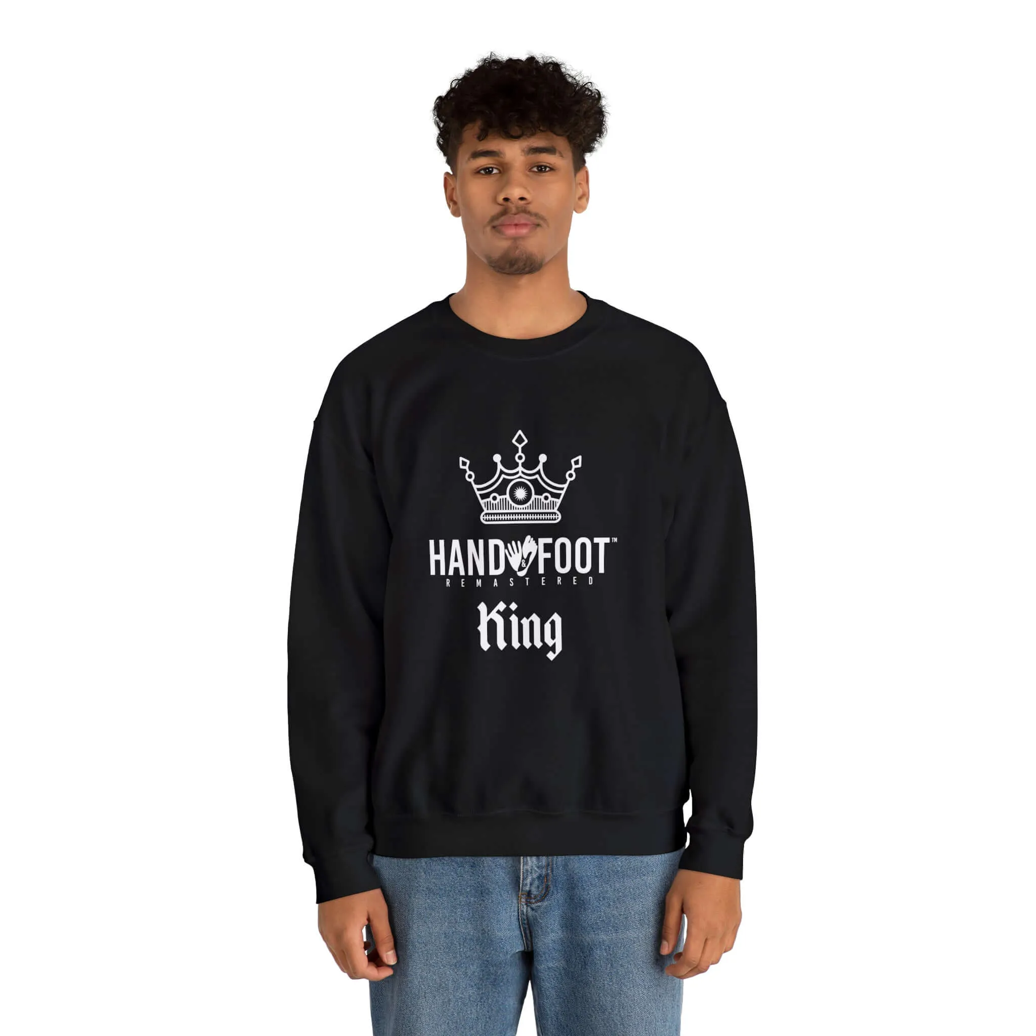 Hand & Foot King Unisex Heavy Blend™ Crewneck Sweatshirt