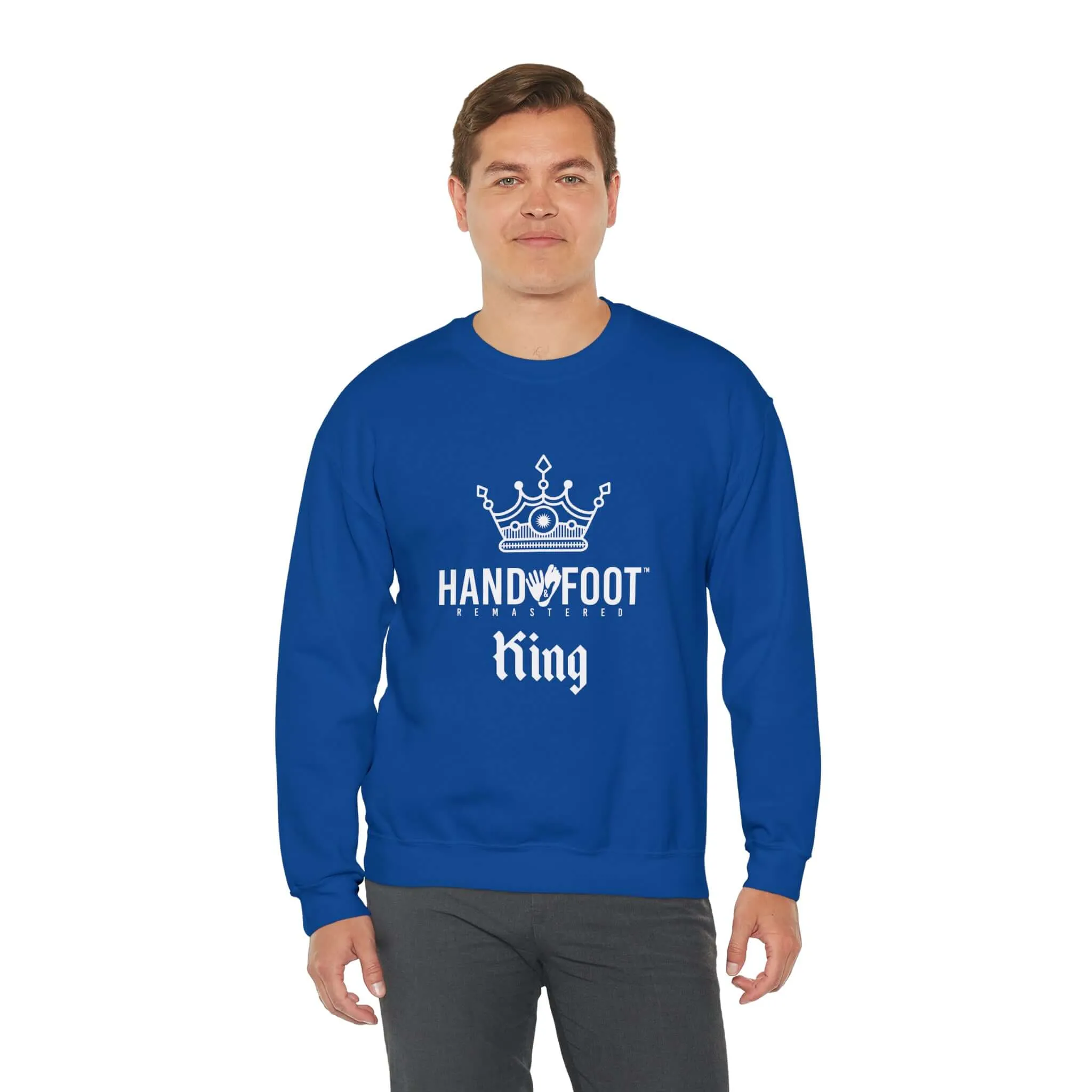 Hand & Foot King Unisex Heavy Blend™ Crewneck Sweatshirt