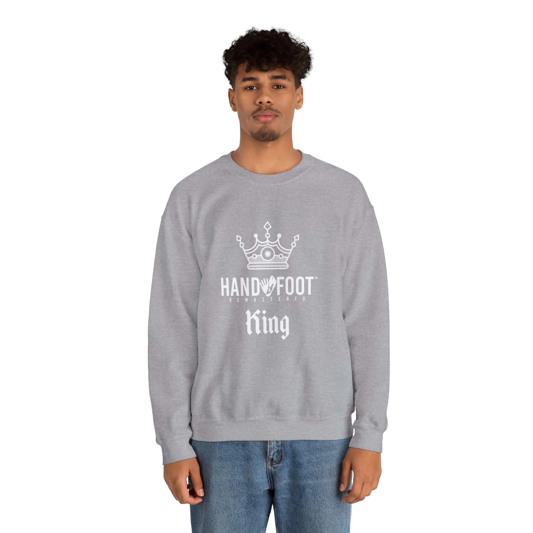 Hand & Foot King Unisex Heavy Blend™ Crewneck Sweatshirt