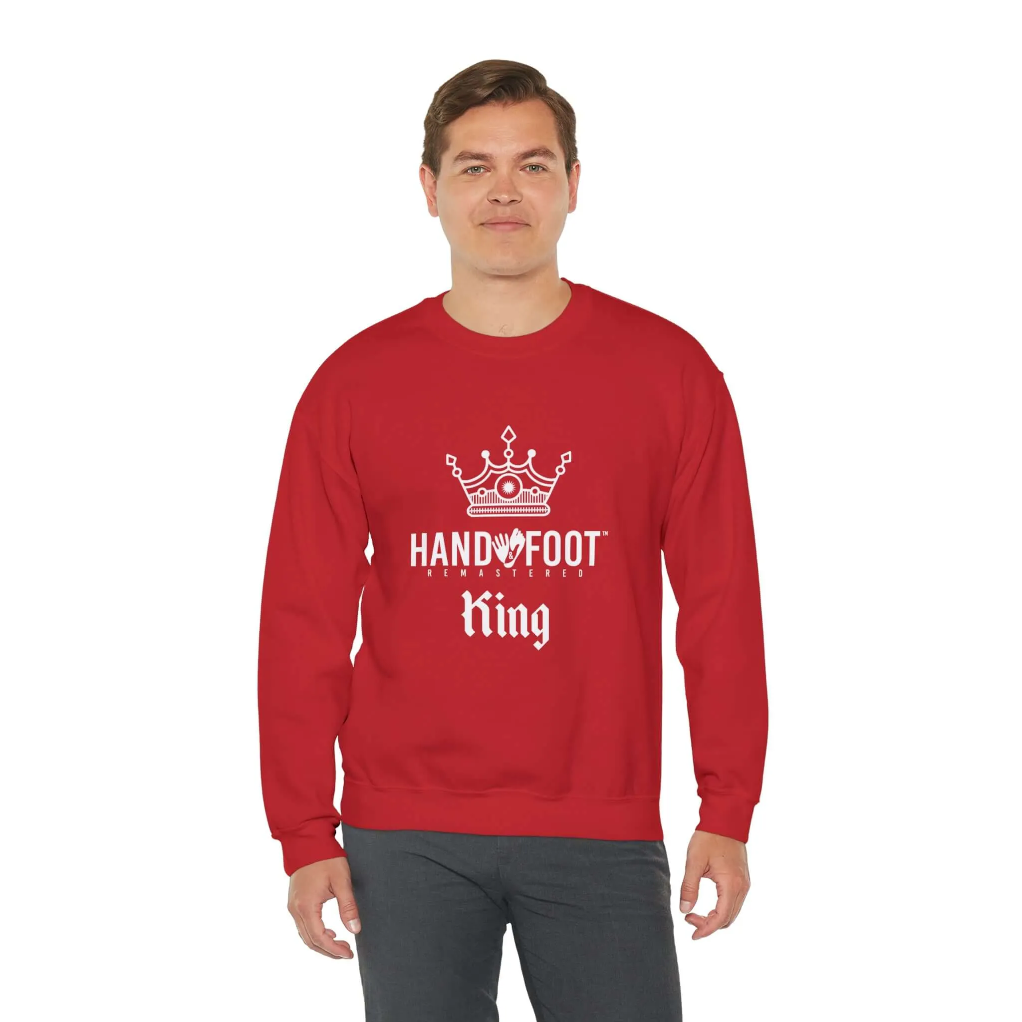 Hand & Foot King Unisex Heavy Blend™ Crewneck Sweatshirt