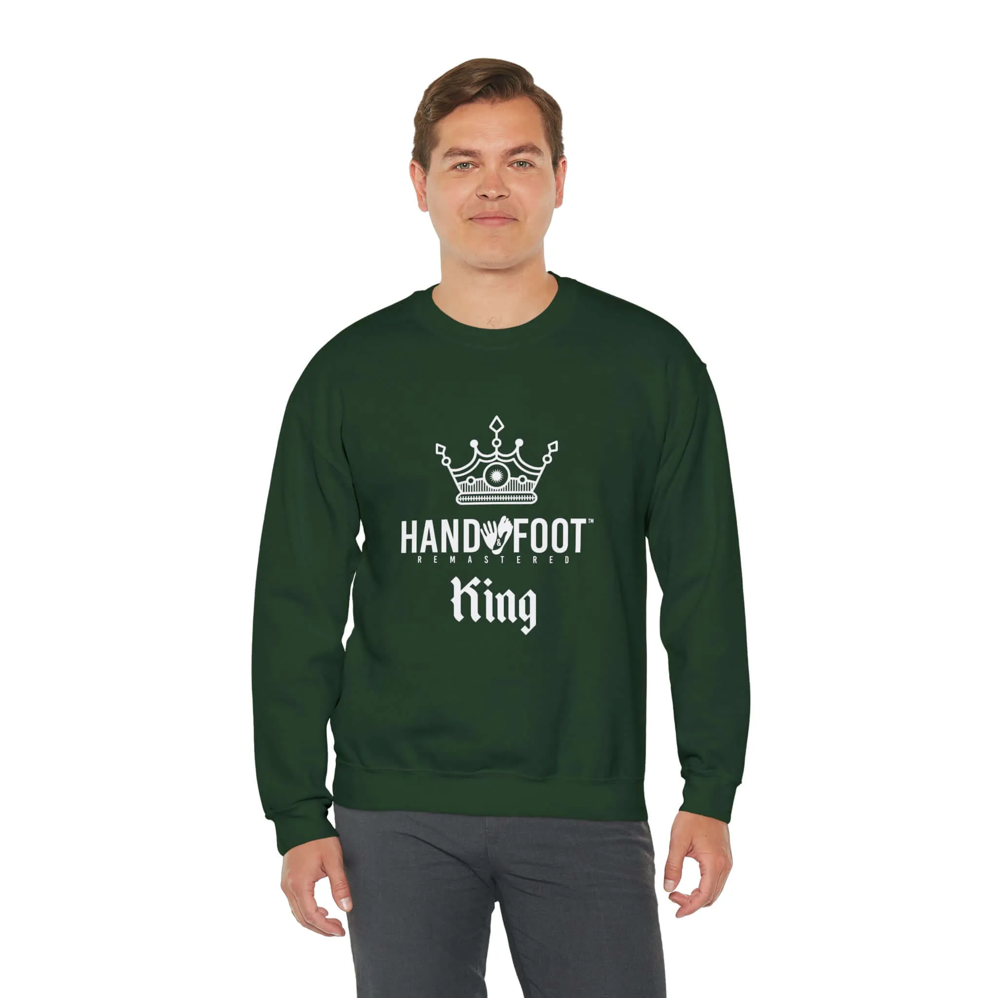 Hand & Foot King Unisex Heavy Blend™ Crewneck Sweatshirt