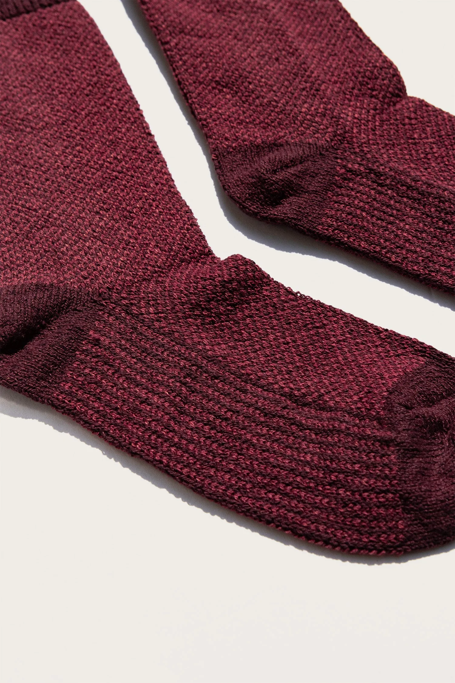 Helix Sock / Burgundy