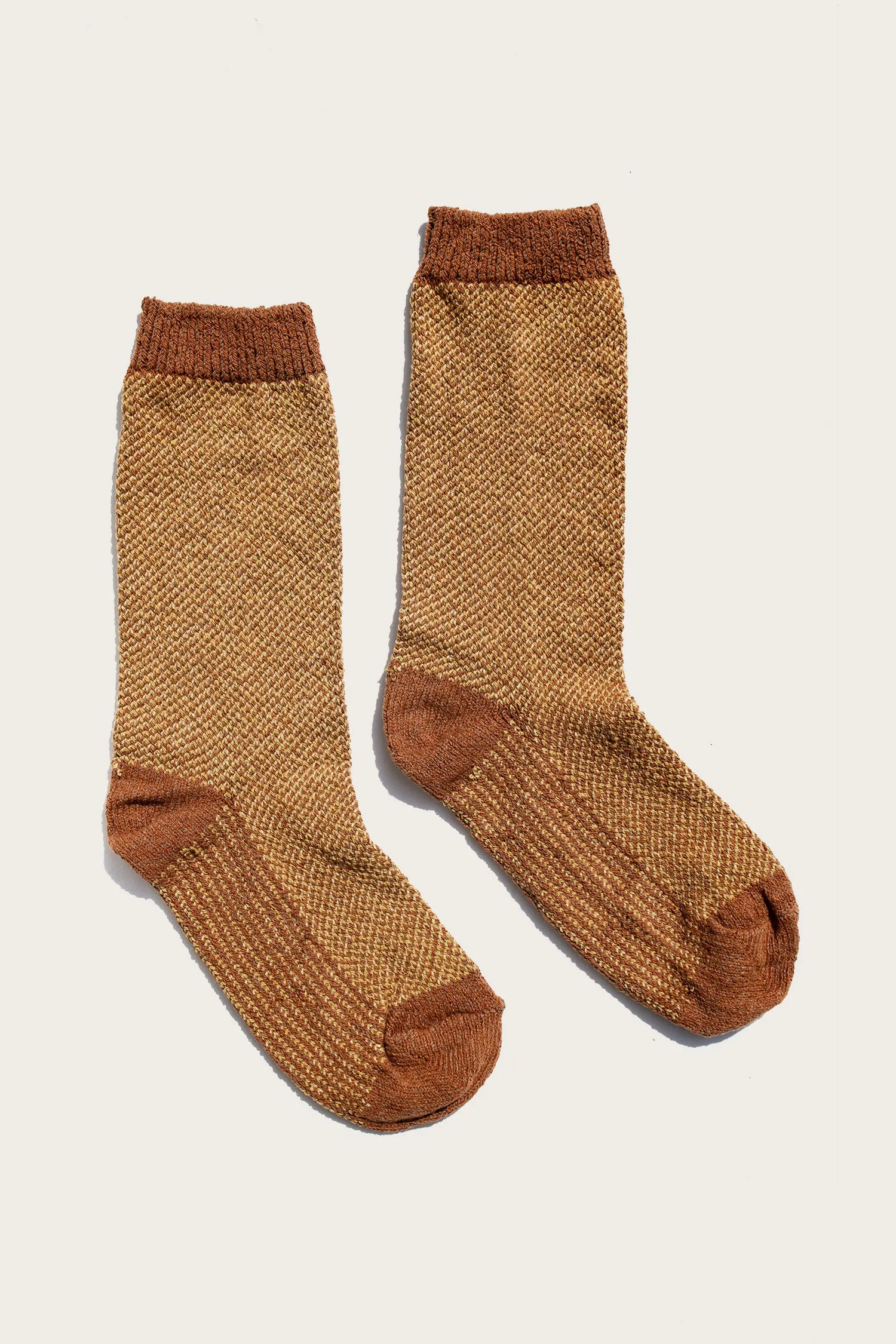 Helix Sock / Ochre