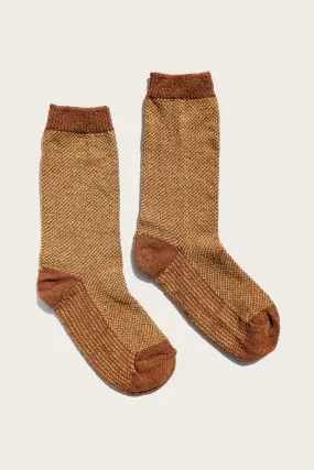 Helix Sock / Ochre