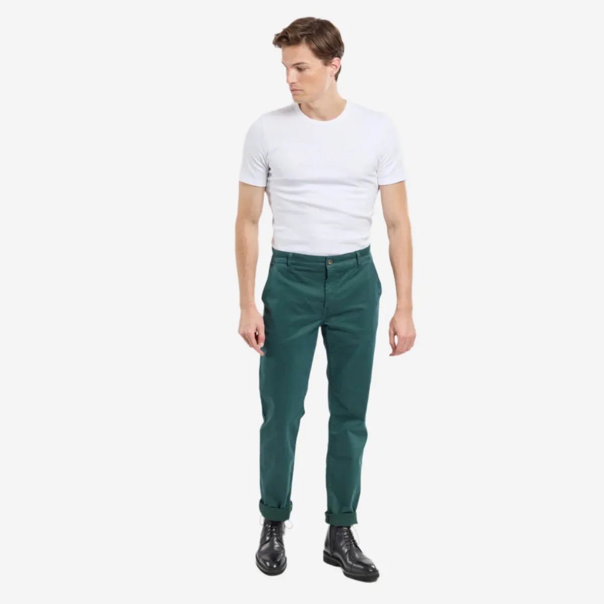 Heritage Straight Cut Gabardine Chino - Dark Storm