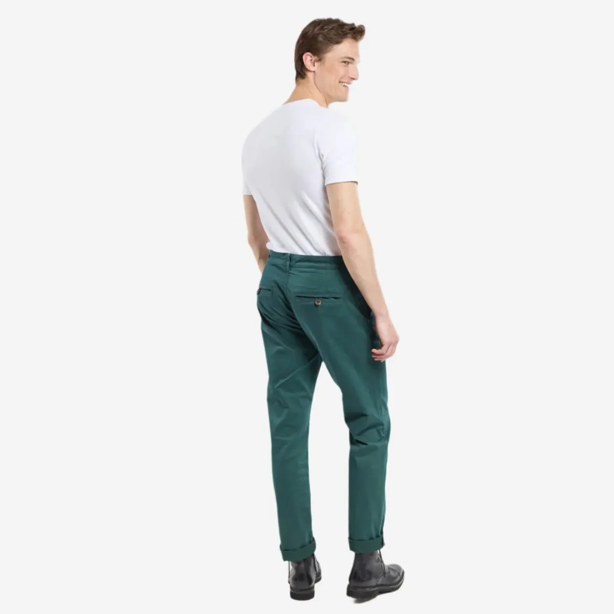 Heritage Straight Cut Gabardine Chino - Dark Storm