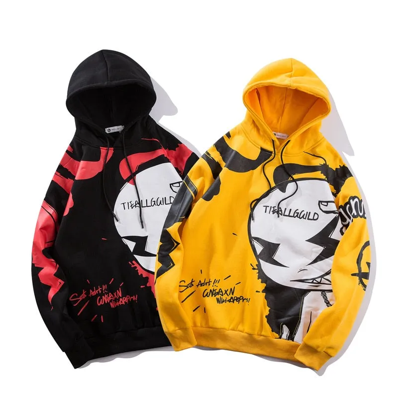 Hip Hop Print Hoodie Sweatshirts 2019 Spring Hoody Hoodies