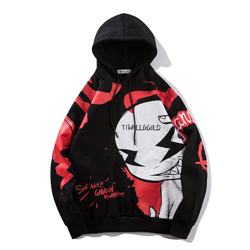 Hip Hop Print Hoodie Sweatshirts 2019 Spring Hoody Hoodies