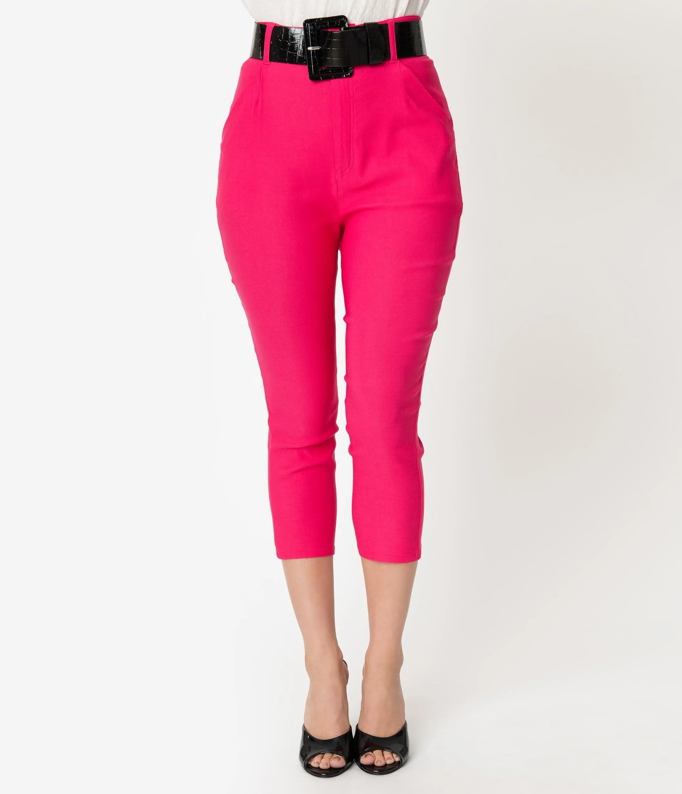 I Love Lucy x Unique Vintage Deep Pink Vineyard Pant