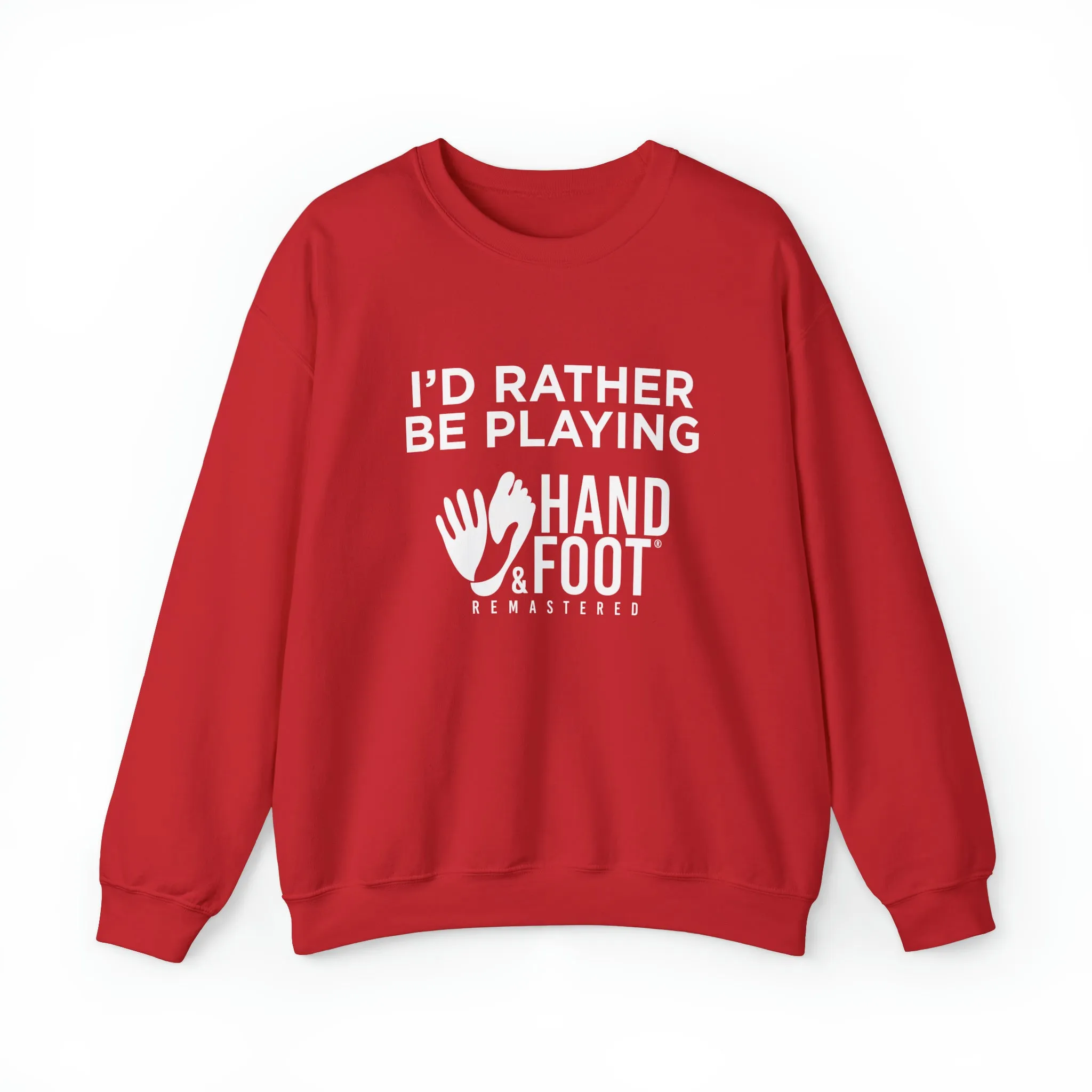 I'd Rather Be Playing Unisex Heavy Blend™ Crewneck Sweatshirt