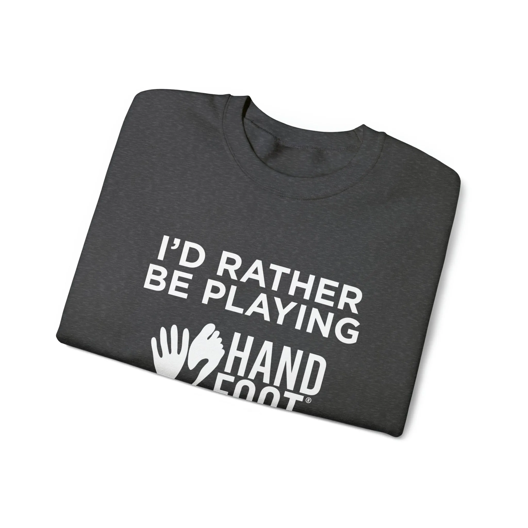 I'd Rather Be Playing Unisex Heavy Blend™ Crewneck Sweatshirt