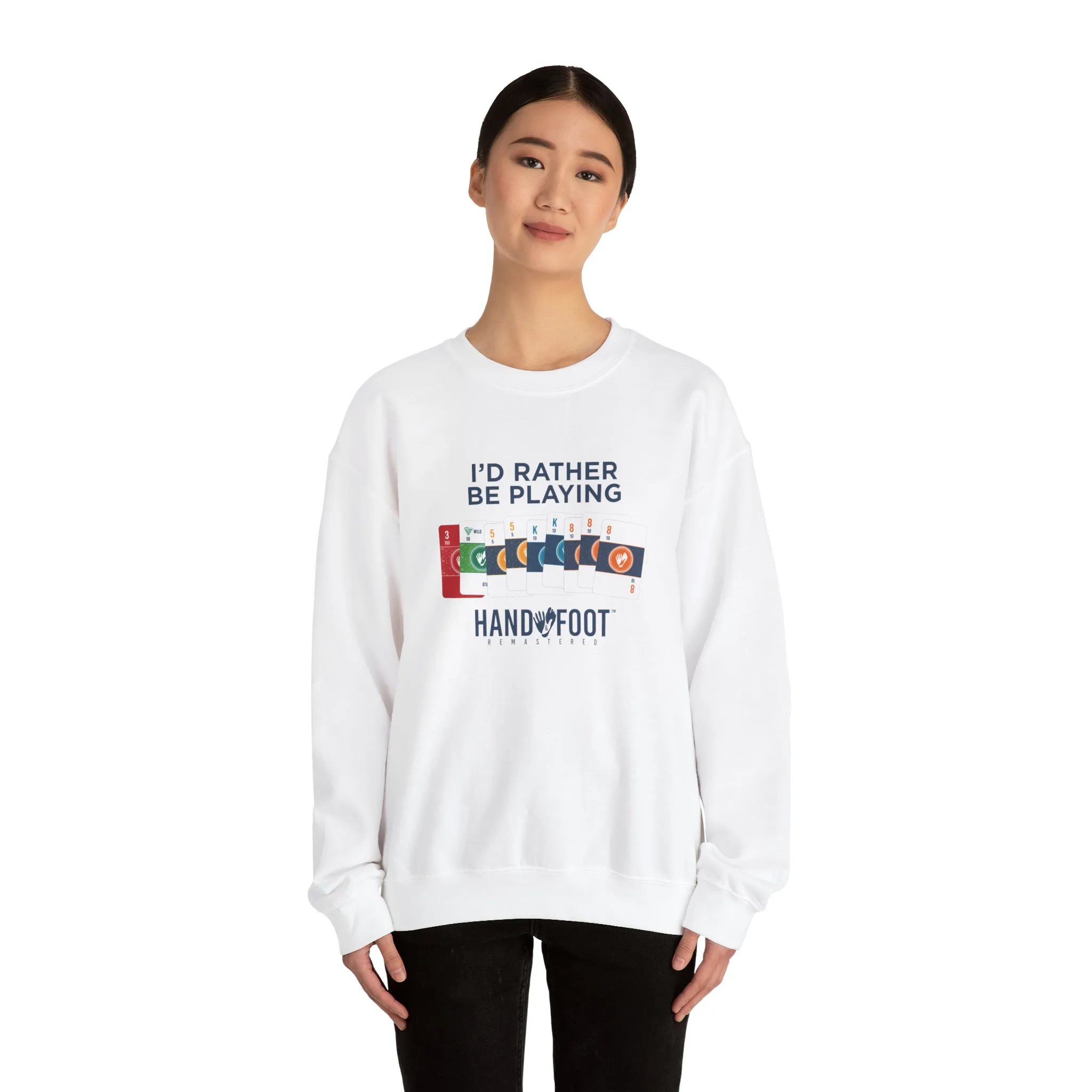 I'd Rather Be Playing Unisex Heavy Blend™ Crewneck Sweatshirt