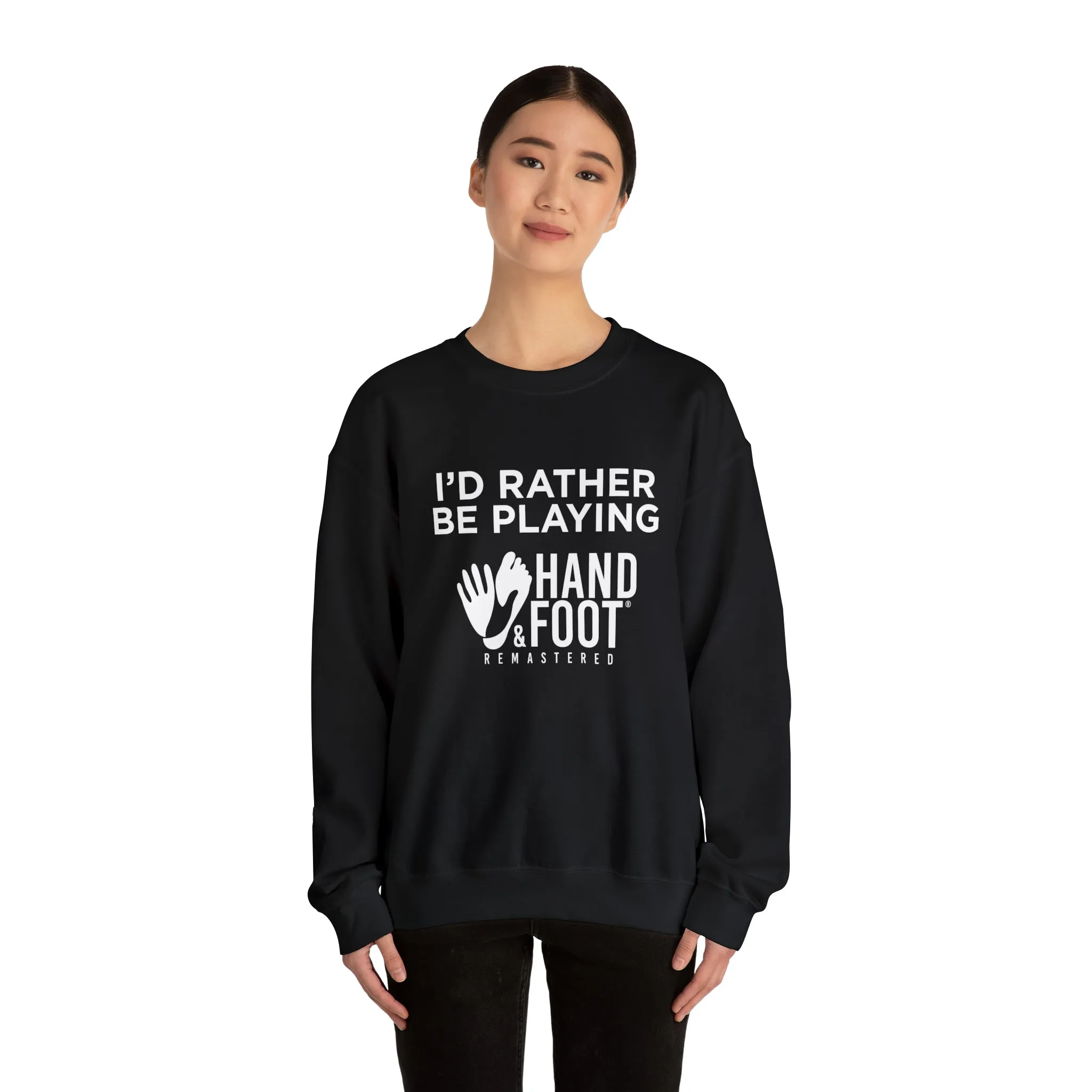 I'd Rather Be Playing Unisex Heavy Blend™ Crewneck Sweatshirt