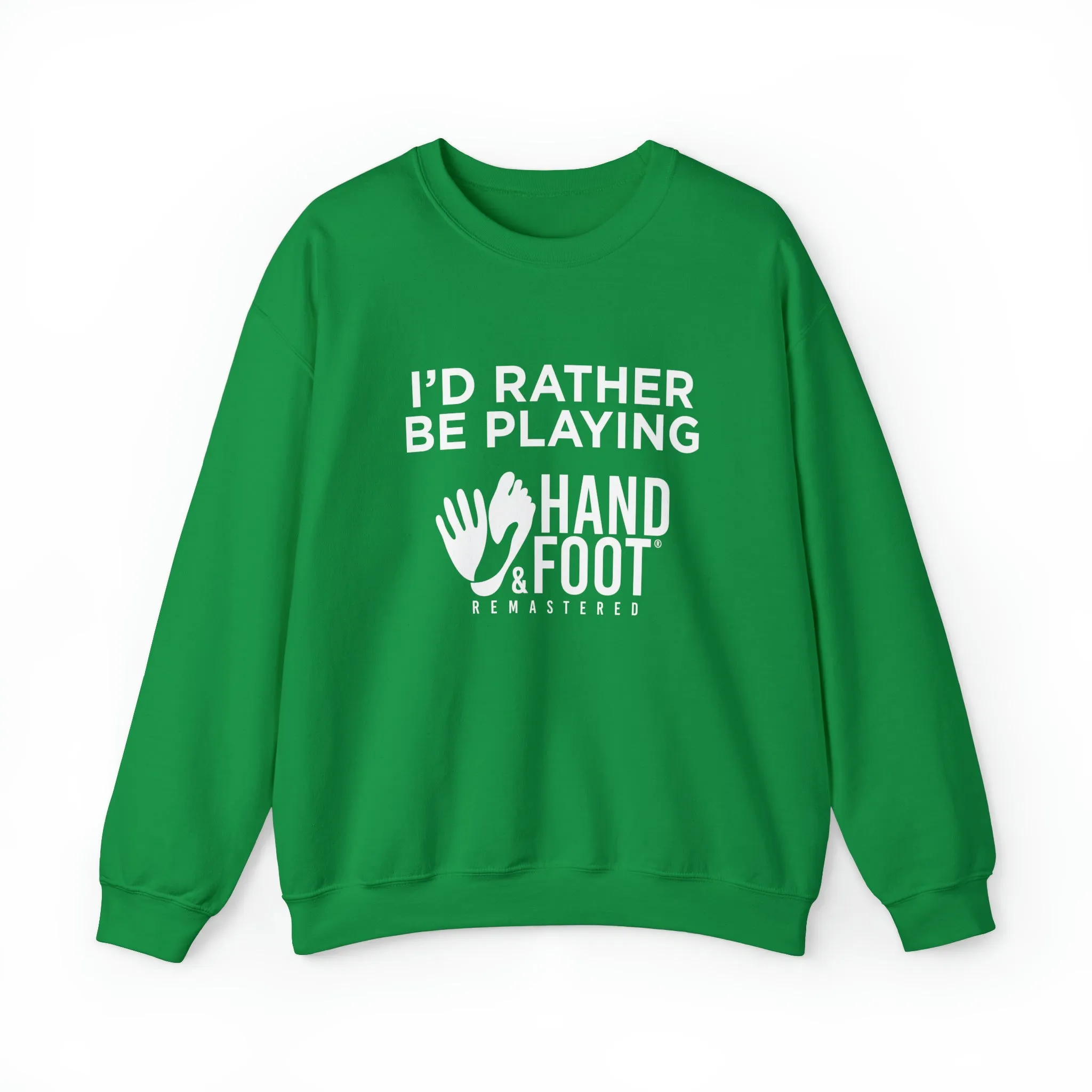 I'd Rather Be Playing Unisex Heavy Blend™ Crewneck Sweatshirt