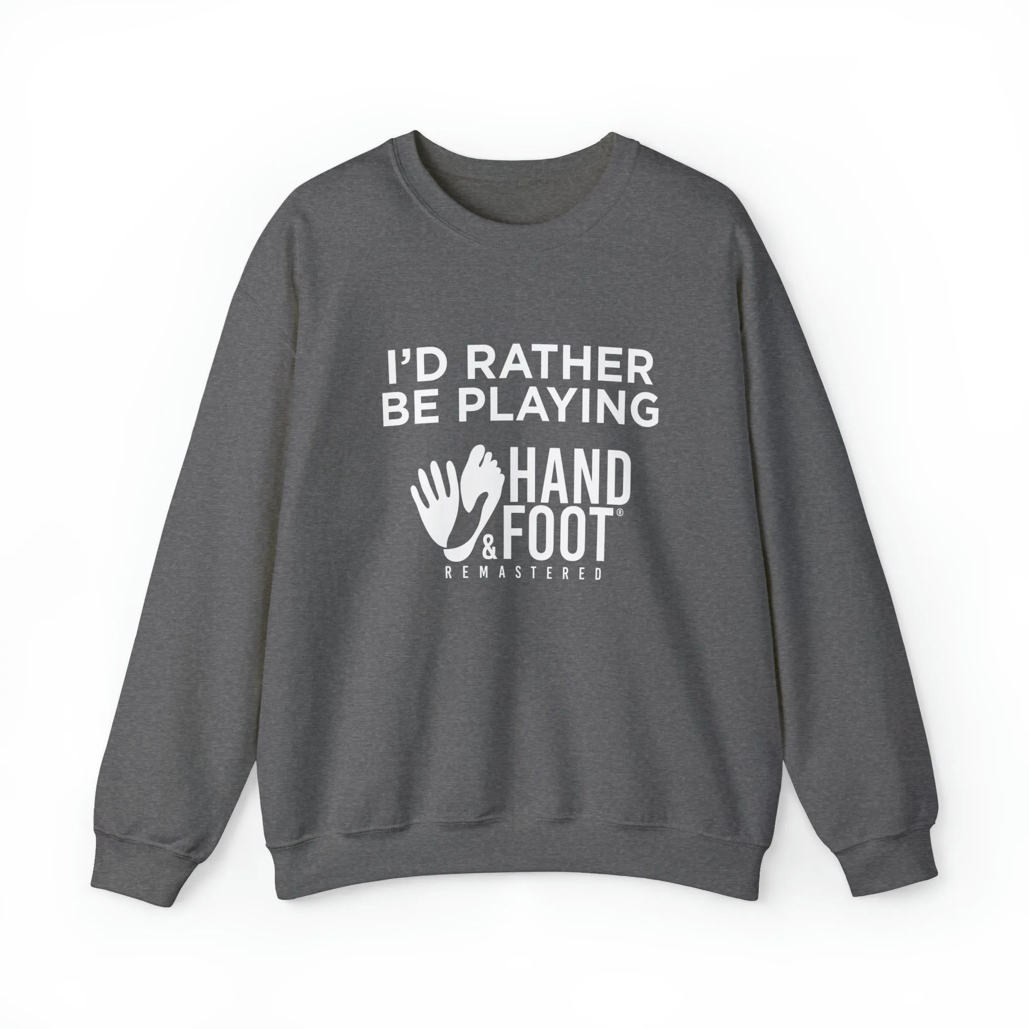 I'd Rather Be Playing Unisex Heavy Blend™ Crewneck Sweatshirt