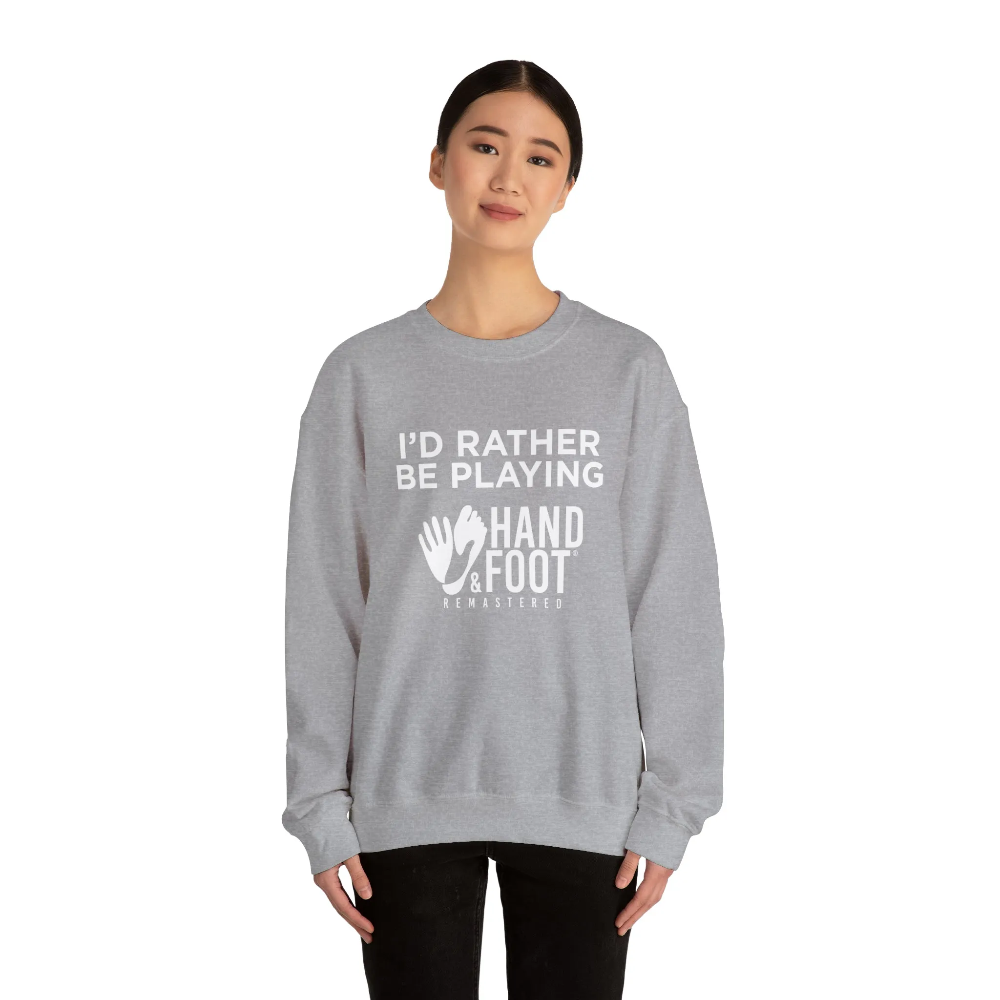 I'd Rather Be Playing Unisex Heavy Blend™ Crewneck Sweatshirt