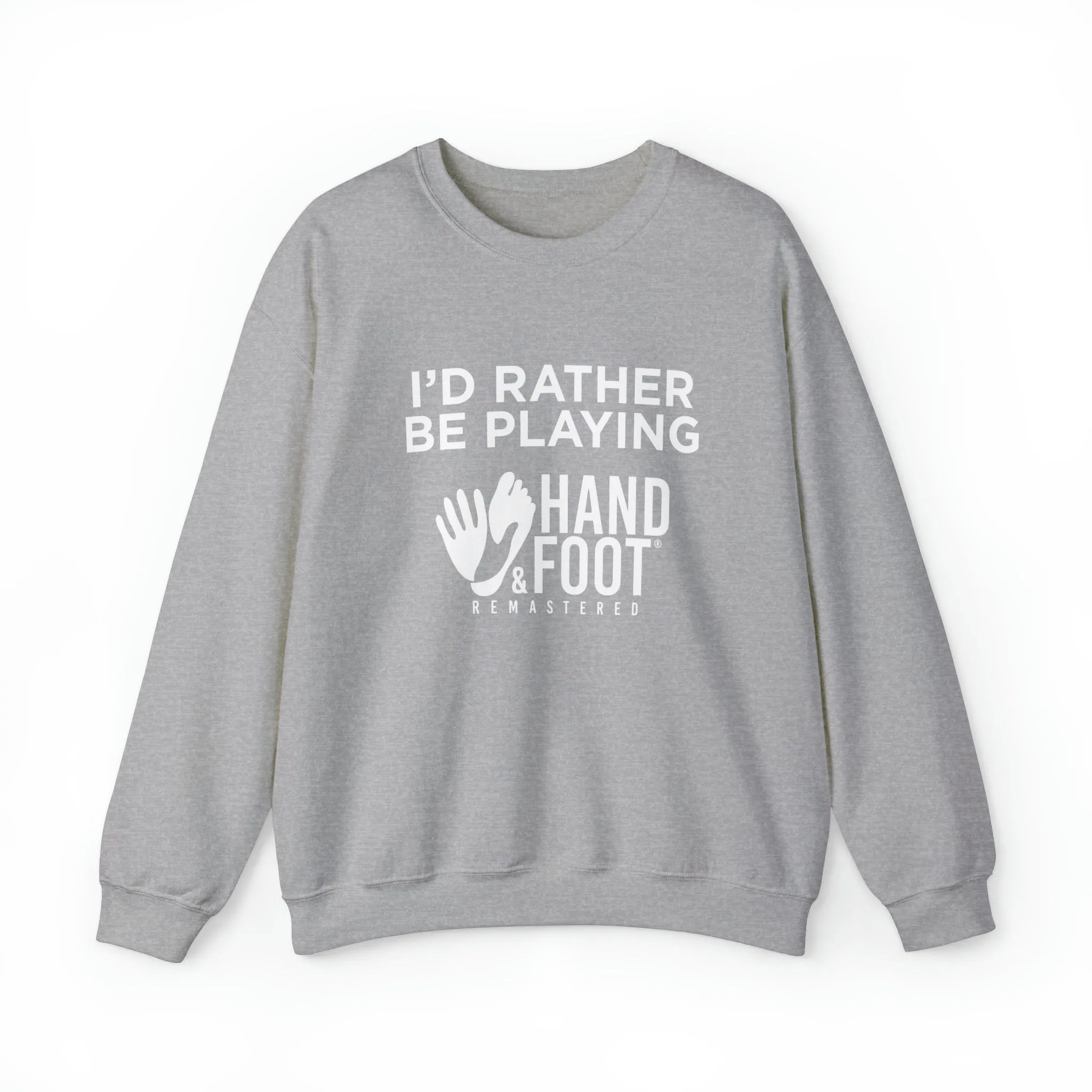 I'd Rather Be Playing Unisex Heavy Blend™ Crewneck Sweatshirt