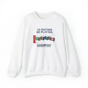 I'd Rather Be Playing Unisex Heavy Blend™ Crewneck Sweatshirt