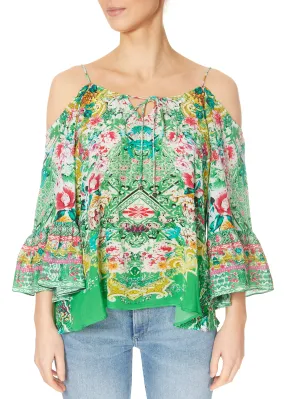 Inoa Gypsy Top Versailles Gardenia Green