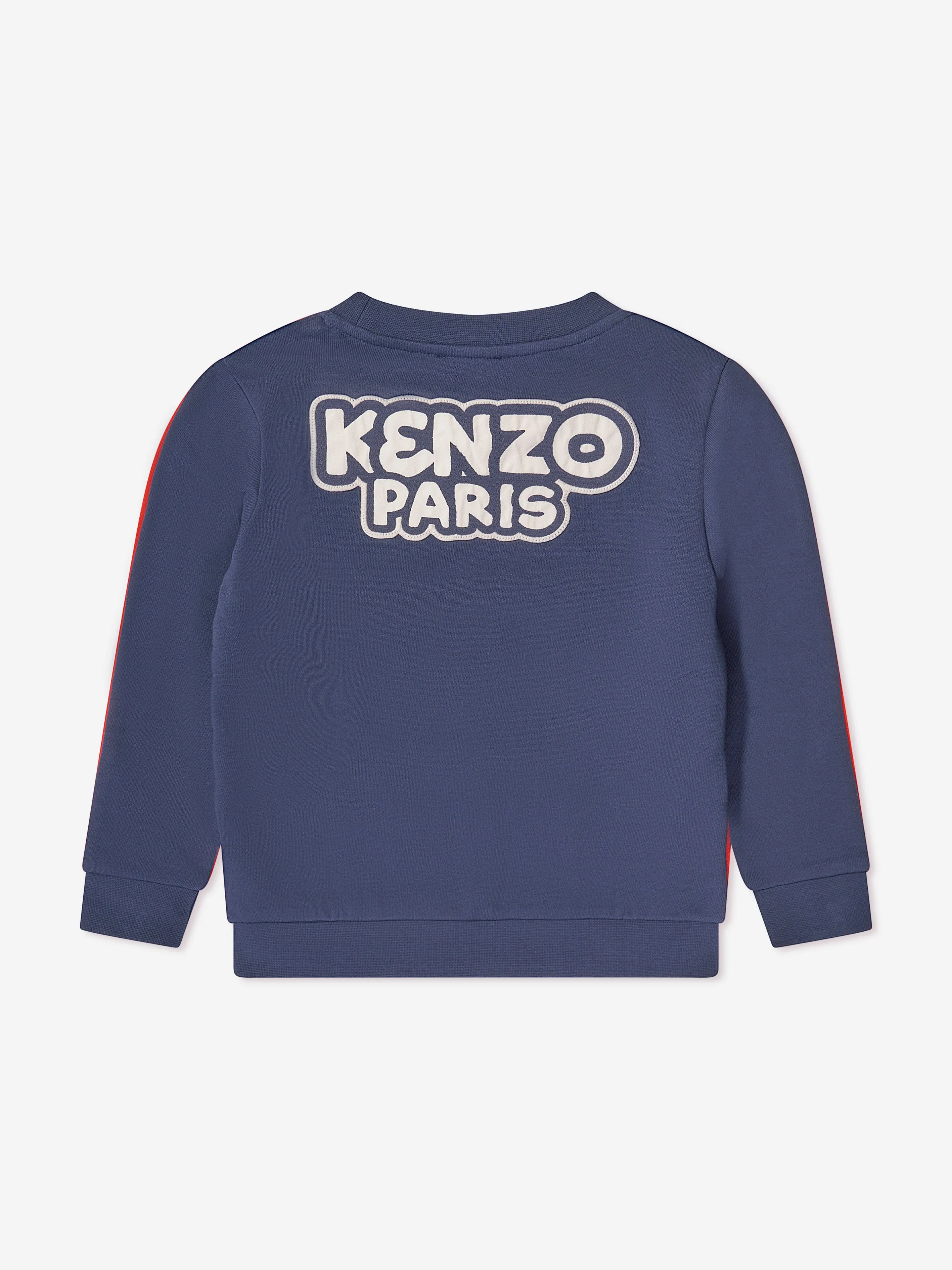 KENZO Boys Badges Sweatshirt in Red