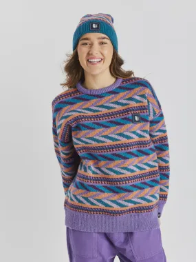 Kirby Retro Pattern Knitted Jumper - Honeycomb