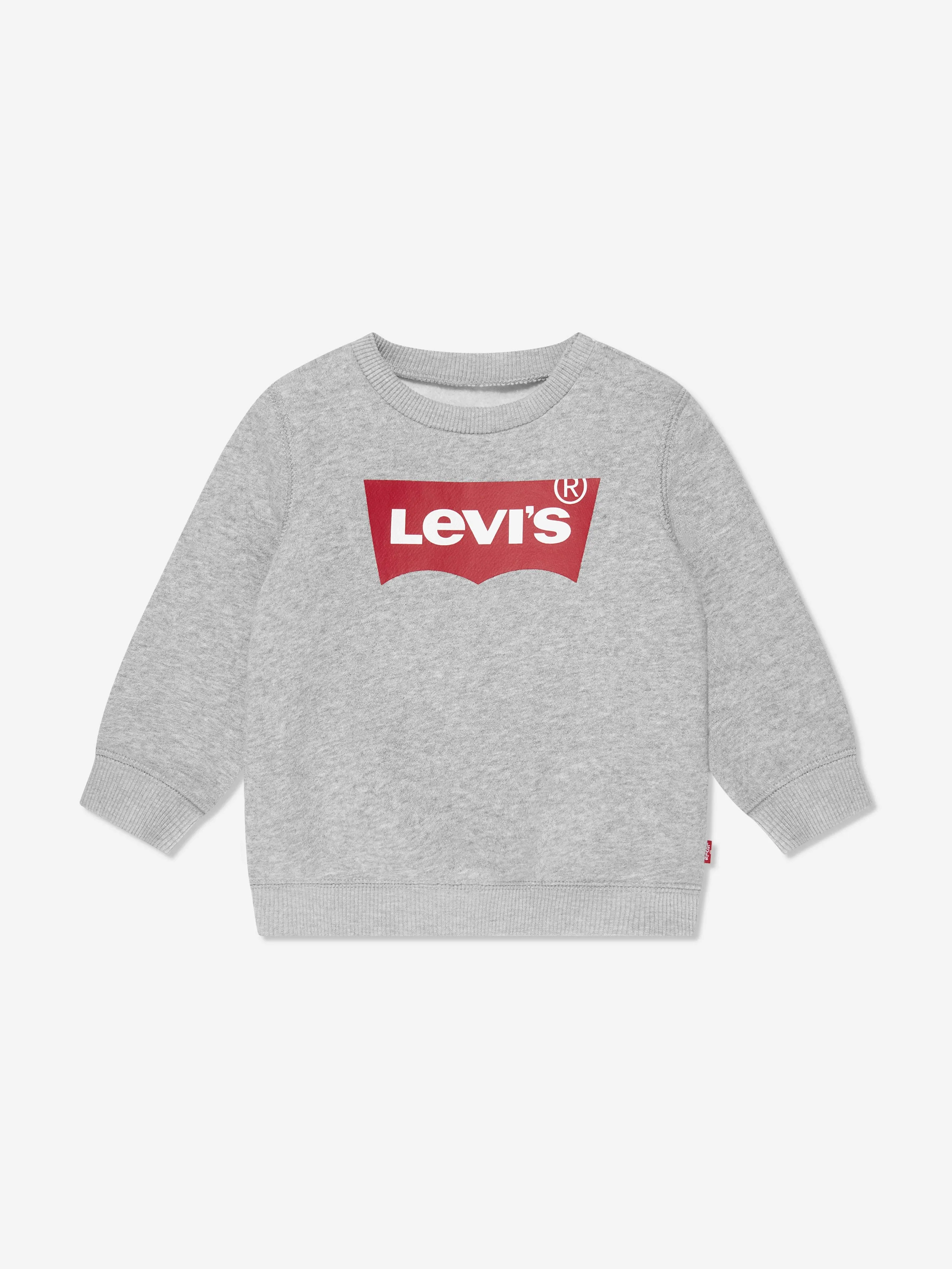 Levi's Baby Boys Batwing Crewneck Sweatshirt in Grey