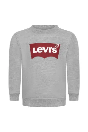 Levi's Baby Boys Batwing Crewneck Sweatshirt in Grey