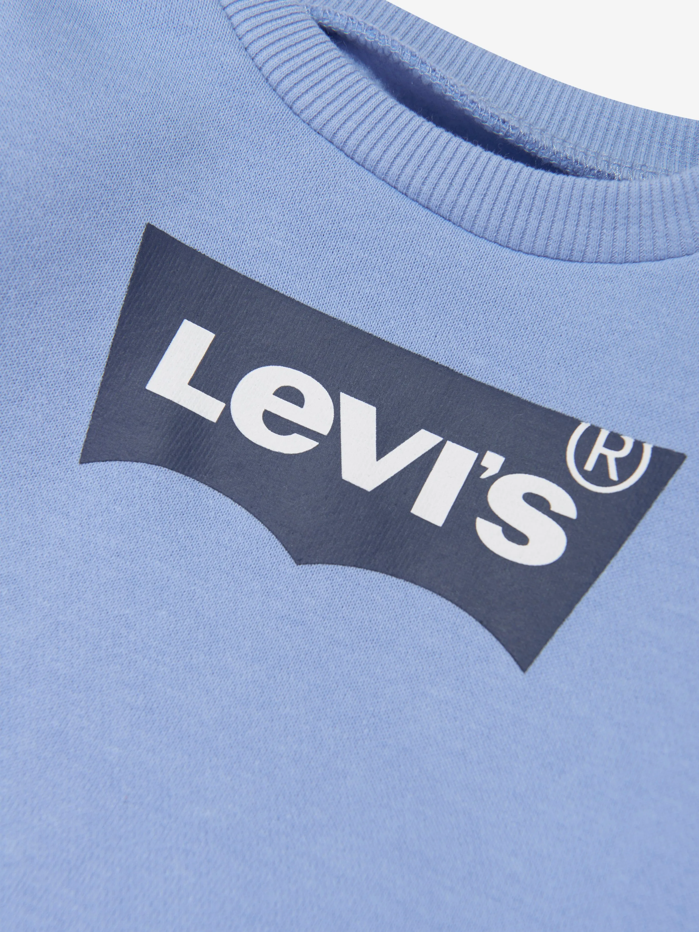 Levi's Wear Baby Boys Batwing Logo Sweatshirt in Blue