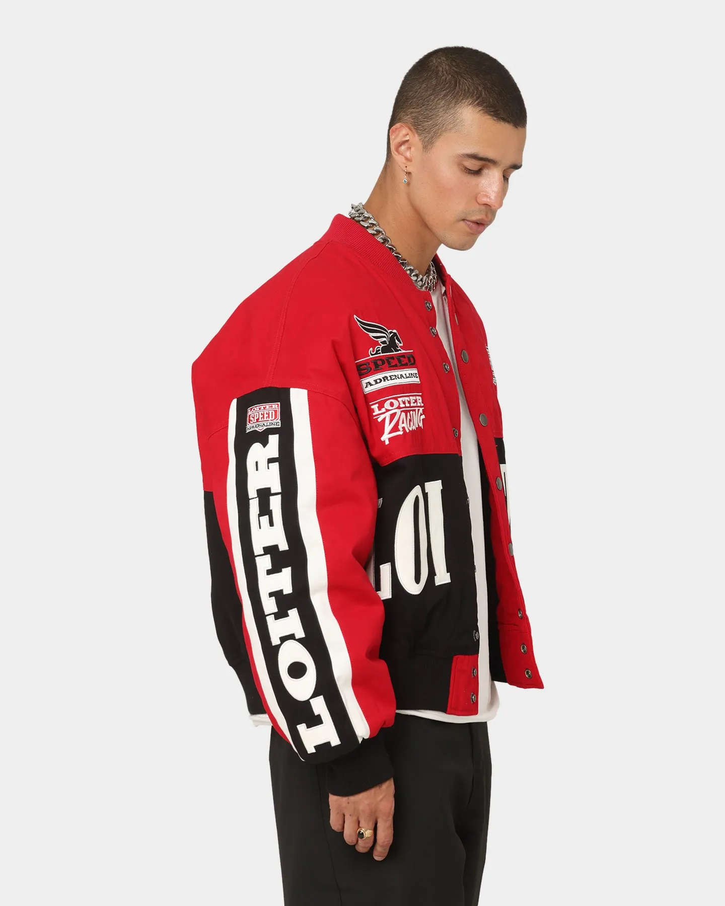 Loiter Motor Sport Jacket Red