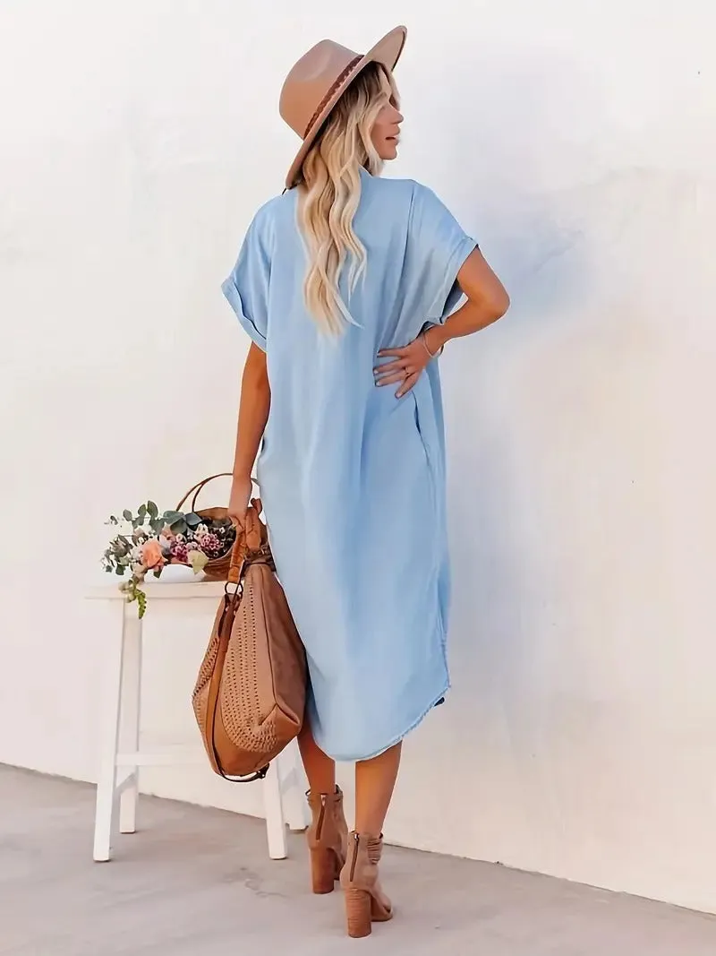 Lucian - Denim Shirt Dress