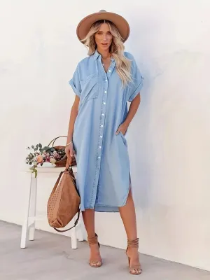 Lucian - Denim Shirt Dress