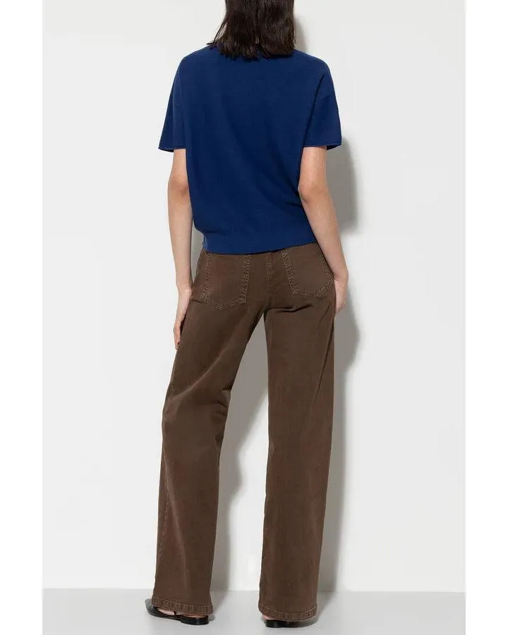 Luisa Cerano Wide Leg Brown Jeans