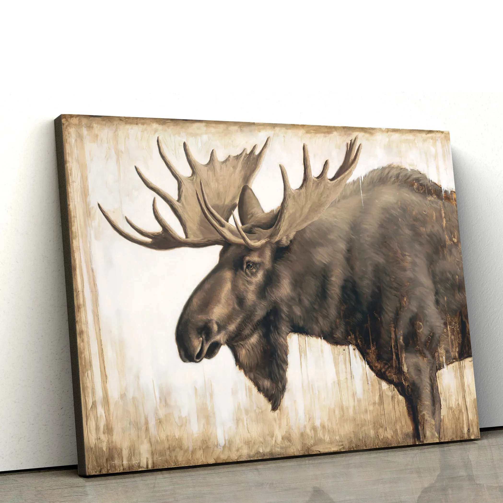 Majesty Reindeer Canvas Wall Art