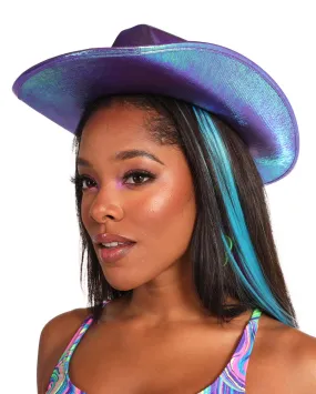 Major Glam Metallic Cowboy Hat